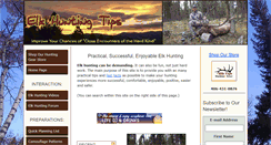 Desktop Screenshot of elk-hunting-tips.net